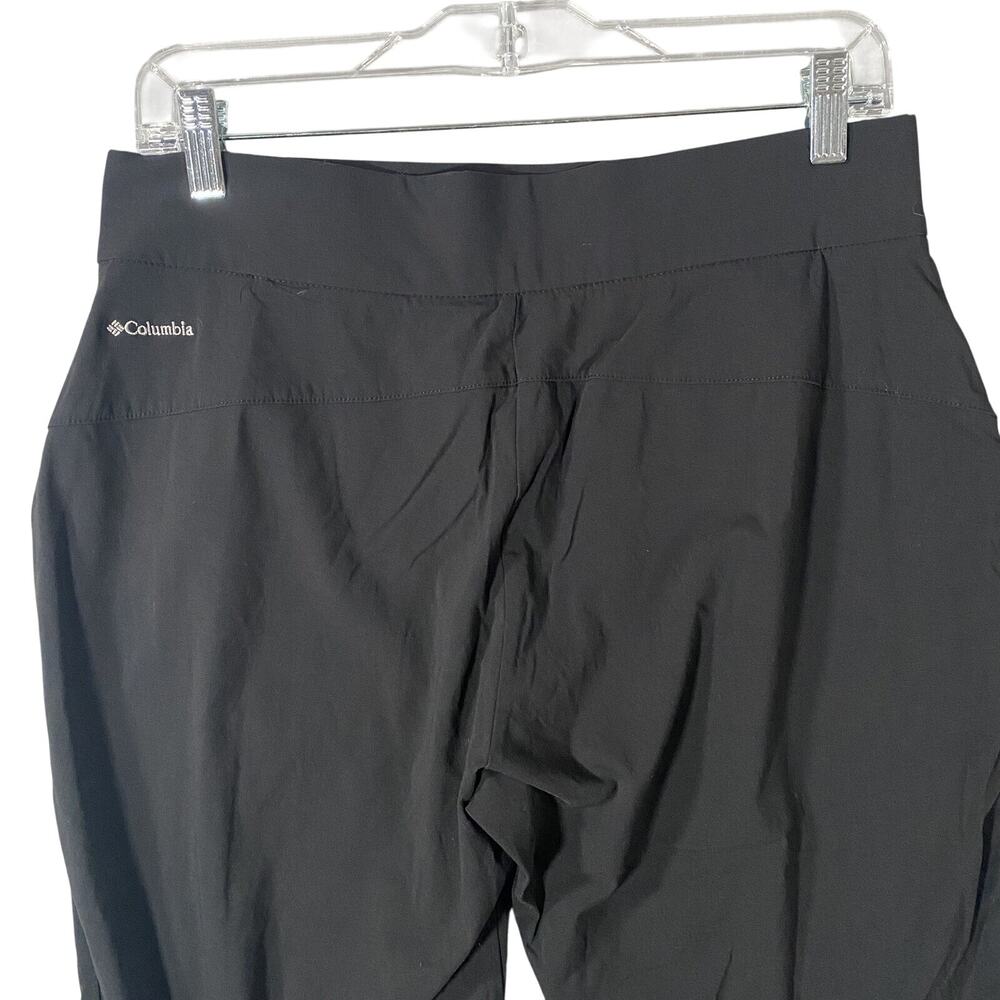 Columbia Omni-Shield Outdoor Hiking Black Crop Capri Pants Womans Size Medium - Picture 6 of 10